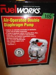 lot 185 image: Fuel Works Air Operated Double Diaphragm Pump