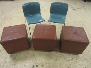 OFFICE GUEST CHAIRS AND RECEPTION OTTOMANS