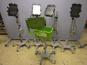 ERGOTECH VERSAFLEX ROLLING TABLET STANDS