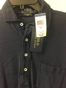 lot 8 image: Polo Ralph Lauren Long Sleeve Navy - Small