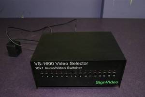 lot 56 image: VS-1600 Video Selector