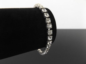 .925 Sterling Silver Crystal Bracelet