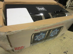 lot 534 image: DUAL 12 BANDPASS SUBWOOFER