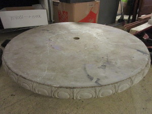 lot 538 image: DECORATIVE STONE TABLE