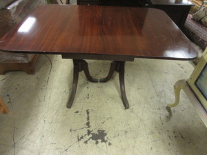 lot 544 image: WOOD DINING TABLE
