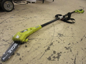 lot 554 image: RYOBI CORDLESS POLE SAW