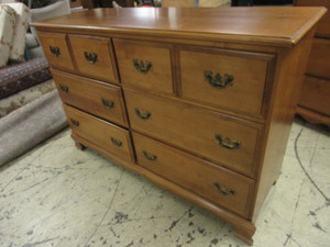 lot 573 image: SOLID WOOD DRESSER