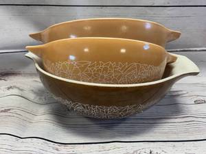 Pyrex #443 Vintage 3 Bowl Nesting Set