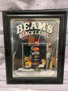 Beams Black Label 90 Proof Mirror