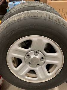 Lot of 2 Goodyear Wrangler Tires P225  75  R16