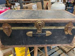 Antique Trunk  30wide x 14 deep x 12 tall