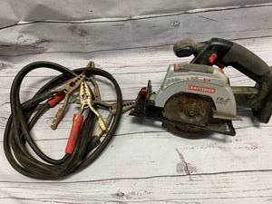 Craftsman Cordless Circular Saw & Jumper Cables