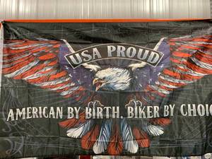 Cool Looking Biker Flag