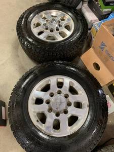 2 Encounter AT Tires off 34 Ton Chevy 2500 (low miles)