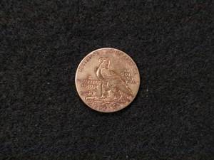 lot 4 image: 1912 Two and One Half Dollar Indian...