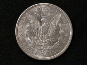 lot 42 image: 1921 D Morgan Silver Dollar...