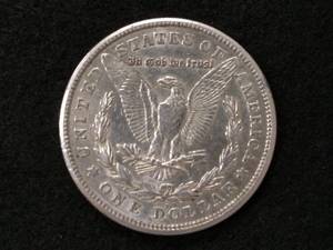 lot 44 image: 1921 D Morgan Silver Dollar...