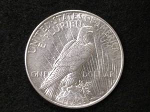 lot 58 image: 1922 Peace Silver Dollar...