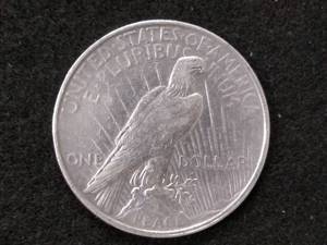 lot 66 image: 1922 D Peace Silver Dollar...