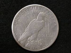 lot 70 image: 1922 S Peace Silver Dollar...