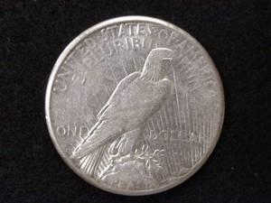 lot 71 image: 1922 S Peace Silver Dollar...