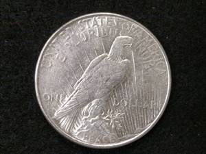lot 78 image: 1923 D Peace Silver Dollar...