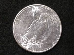 lot 79 image: 1923 S Peace Silver Dollar...