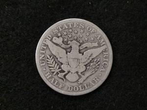 lot 96 image: 1901 Barber Silver Half Dollar...