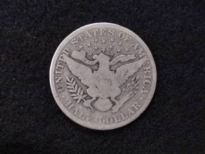 lot 101 image: 1905 Barber Silver Half Dollar...