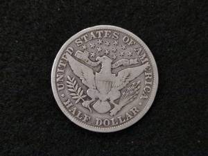 lot 102 image: 1906 Barber Silver Half Dollar...