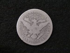 lot 104 image: 1907 D Barber Silver Half Dollar...