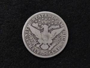 lot 108 image: 1911 Barber Silver Half Dollar...