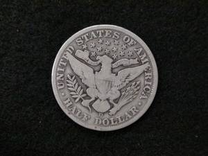 lot 111 image: 1913 D Barber Silver Half Dollar...