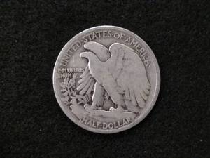 lot 114 image: 1917 Walking Liberty Silver Half Do...
