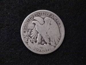 lot 117 image: 1934 Walking Liberty Silver Half Do...
