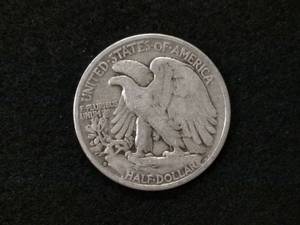 lot 121 image: 1935 D Walking Liberty Silver Half ...