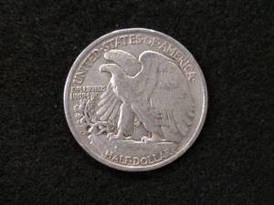 lot 122 image: 1936 Walking Liberty Silver Half Do...
