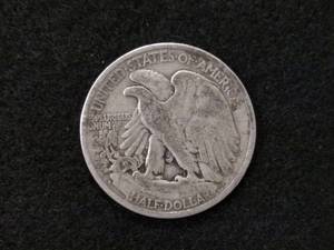 lot 124 image: 1937 S Walking Liberty Silver Half ...