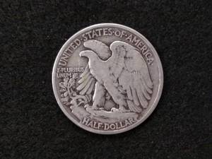 lot 128 image: 1940 Walking Liberty Silver Half Do...