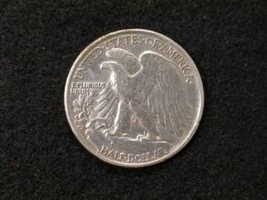 lot 137 image: 1944 Walking Liberty Silver Half Do...