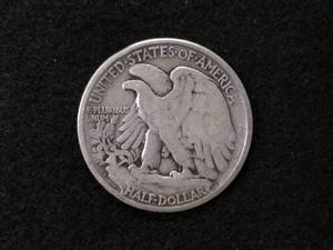 lot 138 image: 1944 D Walking Liberty Silver Half ...