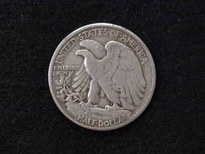 lot 141 image: 1945 D Walking Liberty Silver Half ...