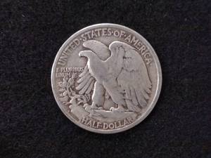lot 146 image: 1947 D Walking Liberty Silver Half ...