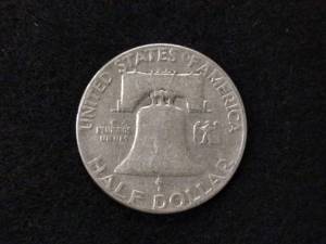 lot 148 image: 1951 Franklin Silver Half Dollar...