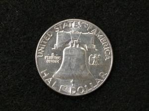 lot 149 image: 1952 Franklin Silver Half Dollar...
