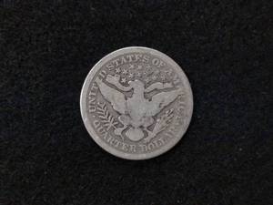 lot 170 image: 1897 Barber Silver Quarter...