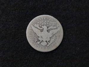 lot 176 image: 1915 D Barber Silver Quarter...
