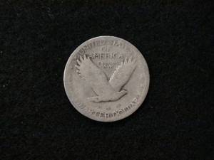 lot 182 image: 1927 Standing Liberty Silver Quarte...