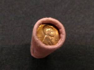 lot 205 image: Roll of 1959 D BU Lincoln Cents...
