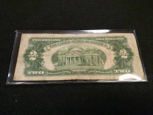 lot 220 image: 1928 C Two Dollar Red Seal United S...